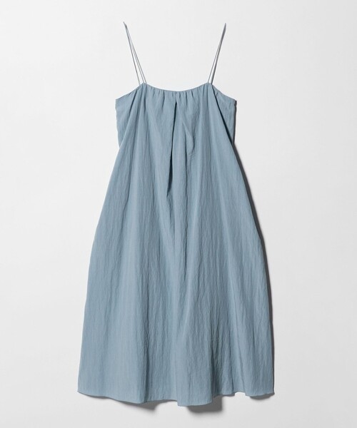 BEAUTY&YOUTH UNITED ARROWS（ビューティーアンドユースユナイテッドアローズ）の「ギャザー ロングキャミソール ワンピース ウォッシャブル（ワンピース・レディース・ライトグレー/ライトブルー/ブラック・M/S）」の3枚目の写真