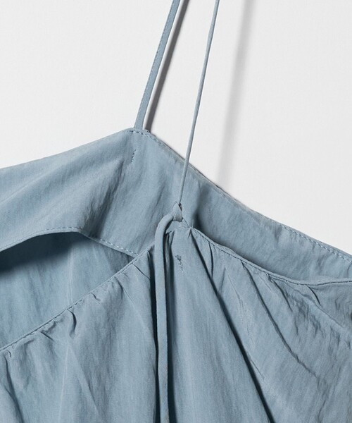 BEAUTY&YOUTH UNITED ARROWS（ビューティーアンドユースユナイテッドアローズ）の「ギャザー ロングキャミソール ワンピース ウォッシャブル（ワンピース・レディース・ライトグレー/ライトブルー/ブラック・M/S）」の9枚目の写真