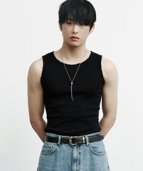PROCESS(プロセス)の「Destroyed Logo Sleeveless - Black(Tシャツ/カットソー・メンズ・その他・FREE)」の1枚目の写真