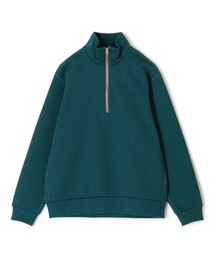 スビンコットンダンボール ハーフジッププルオーバースウェット
