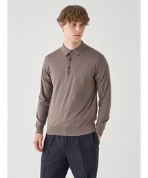 JOHN SMEDLEY｜ジョン スメドレーのポロシャツ（ベージュ系・無地
