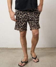 STUD MUFFIN（スタッドマフィン）の「STUD MUFFIN/スタッドマフィン/レオパードメッシュ スマイリーパッチ ショートパンツ/614-06289（その他パンツ）」