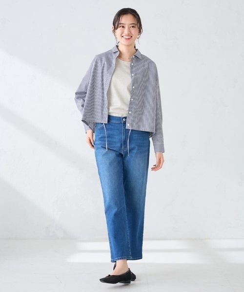 a.v.v（アーヴェヴェ）の「【前後2WAY】ラメタンクトップ（タンクトップ・レディース・モカ/ブラック/グレー系その他・40/38/42/36）」の6枚目の写真