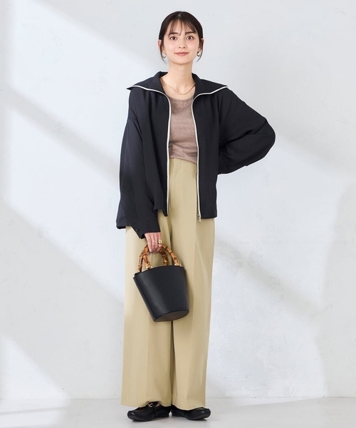 a.v.v（アーヴェヴェ）の「【前後2WAY】ラメタンクトップ（タンクトップ・レディース・モカ/ブラック/グレー系その他・40/38/42/36）」の13枚目の写真