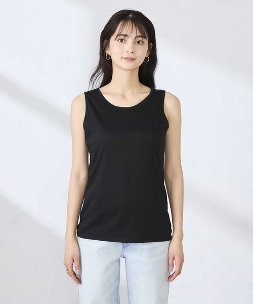 a.v.v（アーヴェヴェ）の「【前後2WAY】ラメタンクトップ（タンクトップ・レディース・モカ/ブラック/グレー系その他・40/38/42/36）」の15枚目の写真