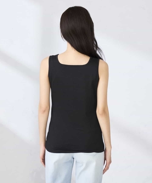 a.v.v（アーヴェヴェ）の「【前後2WAY】ラメタンクトップ（タンクトップ・レディース・モカ/ブラック/グレー系その他・40/38/42/36）」の18枚目の写真