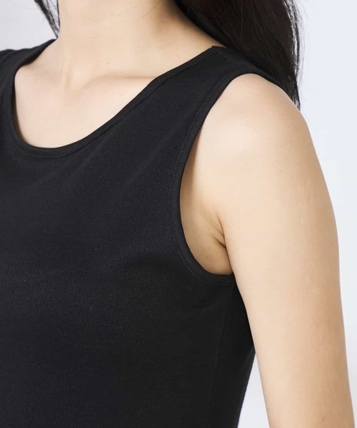 a.v.v（アーヴェヴェ）の「【前後2WAY】ラメタンクトップ（タンクトップ・レディース・モカ/ブラック/グレー系その他・40/38/42/36）」の20枚目の写真