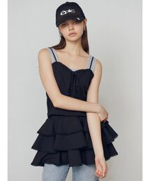 EMODA | レースアップティアードミニワンピース(ワンピース)