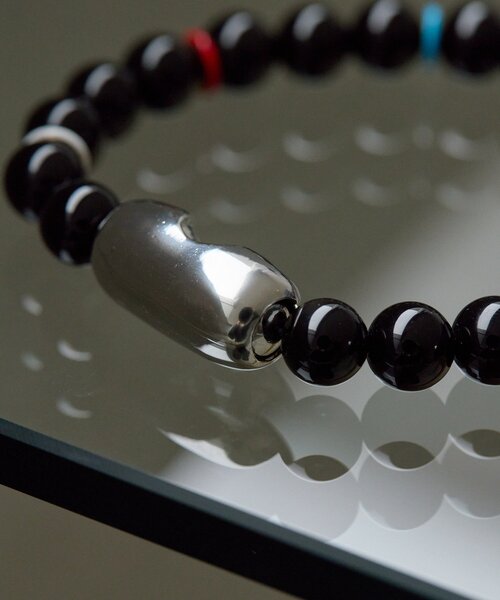 ear PAPILLONNER（イアパピヨネ）の「POPパールマグネットブレスレット（ブレスレット・レディース・ブラック/ホワイト・FREE）」の10枚目の写真