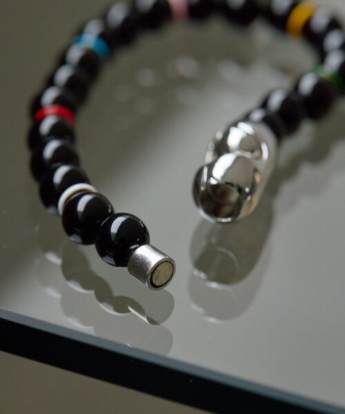 ear PAPILLONNER（イアパピヨネ）の「POPパールマグネットブレスレット（ブレスレット・レディース・ブラック/ホワイト・FREE）」の8枚目の写真