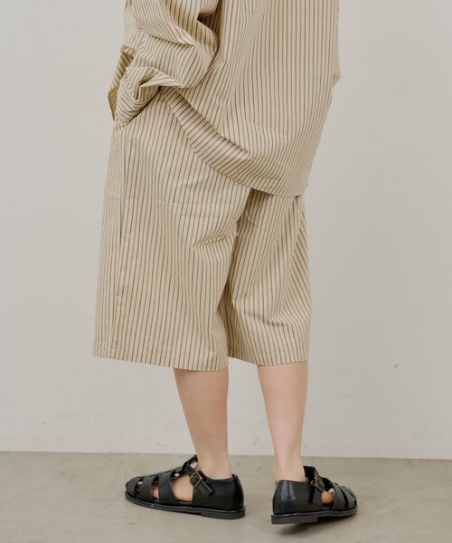 WHIMSIC（ウィムジック）の「【UNISEX/2サイズ/SETUP対応】ストライプスリーピングショートパンツ（その他パンツ・メンズ・ブルー/ベージュ系その他・2/1）」の15枚目の写真