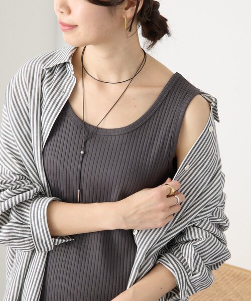 RIVE DROITE(リヴドロワ)の「【トレンド感◎】コードレイヤードチョーカー(ネックレス・レディース・シルバー・FREE)」の2枚目の写真