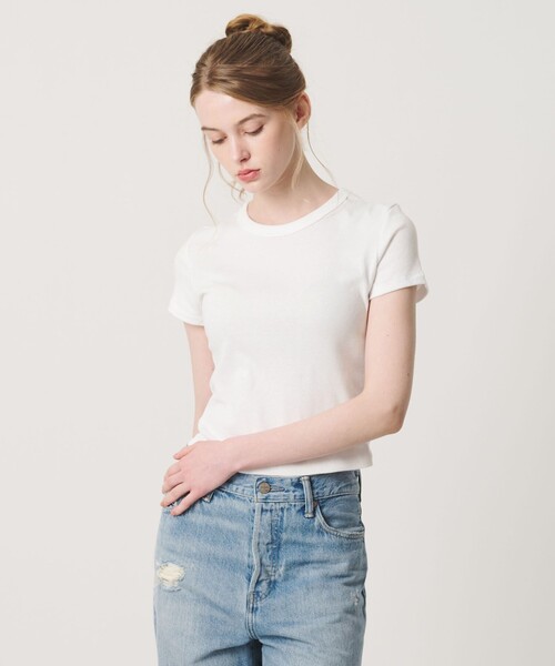 California General Store(California General Store)の「<BELLA+CANVAS>リブ Tシャツ / ウィメンズ(Tシャツ/カットソー・レディース・ネイビー/ブラック/ホワイト・S/M)」の15枚目の写真