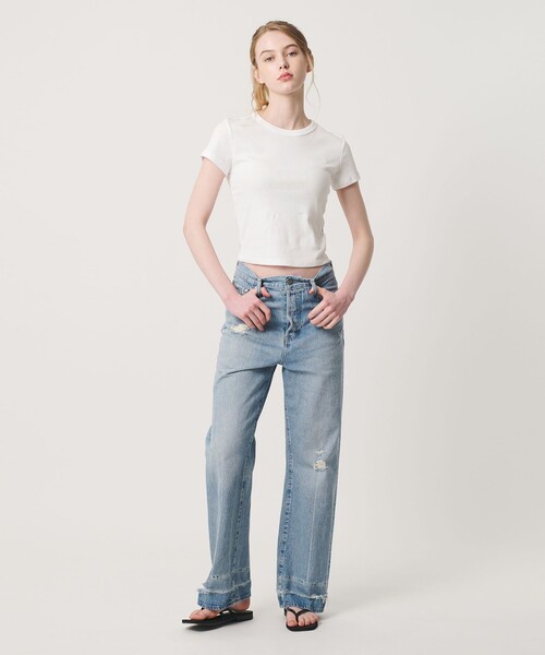 California General Store(California General Store)の「<BELLA+CANVAS>リブ Tシャツ / ウィメンズ(Tシャツ/カットソー・レディース・ネイビー/ブラック/ホワイト・S/M)」の16枚目の写真