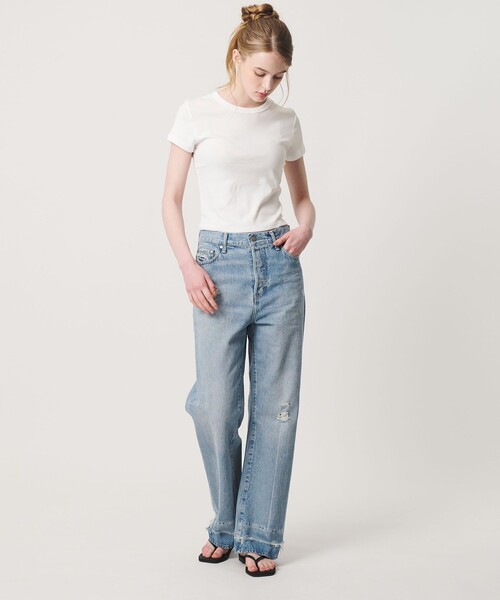 California General Store(California General Store)の「<BELLA+CANVAS>リブ Tシャツ / ウィメンズ(Tシャツ/カットソー・レディース・ネイビー/ブラック/ホワイト・S/M)」の9枚目の写真