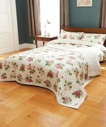LAURA ASHLEY（ローラアシュレイ）の「カミール柄 キルトマルチカバー 200×200cm（寝具）」