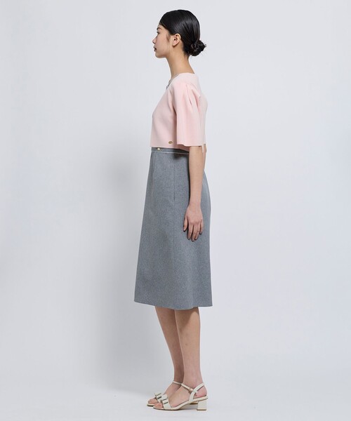 TOCCA(トッカ)の「CREPE BOLERO ボレロ(カーディガン/ボレロ・レディース・ブラウン系/ネイビー系/アイボリー系/ピンク系・MEDIUM/SMALL)」の22枚目の写真