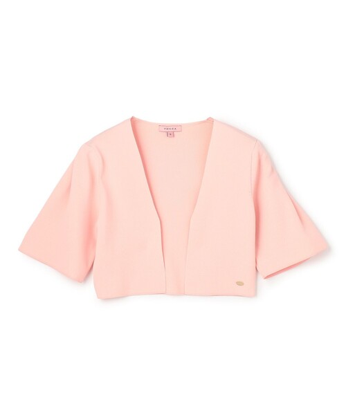 TOCCA(トッカ)の「CREPE BOLERO ボレロ(カーディガン/ボレロ・レディース・ブラウン系/ネイビー系/アイボリー系/ピンク系・MEDIUM/SMALL)」の8枚目の写真