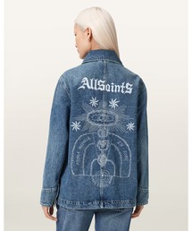 ALLSAINTS｜オールセインツのデニムジャケット（ワンポイント）通販 