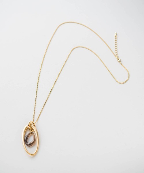 LAUTREAMONT（ロートレアモン）の「レイヤーオーバルネックレス（ネックレス・レディース・ゴールド系その他/シルバー系その他・FREE）」の3枚目の写真