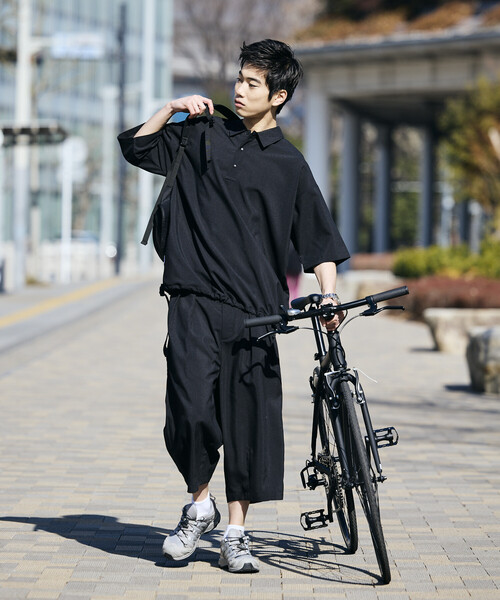 FREAK'S STORE(フリークスストア)の「限定展開 AiRide/エアライド リラックスフィット ポロシャツ/ポケッタブル/吸水速乾/UVカット(ポロシャツ・メンズ・チャコールグレー/ブラック/ネイビー/ブラック系その他・LARGE/MEDIUM/SMALL)」の9枚目の写真