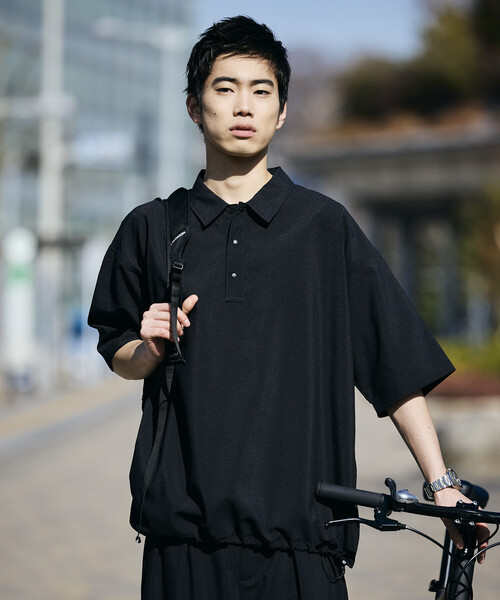 FREAK'S STORE(フリークスストア)の「限定展開 AiRide/エアライド リラックスフィット ポロシャツ/ポケッタブル/吸水速乾/UVカット(ポロシャツ・メンズ・チャコールグレー/ブラック/ネイビー/ブラック系その他・LARGE/MEDIUM/SMALL)」の11枚目の写真