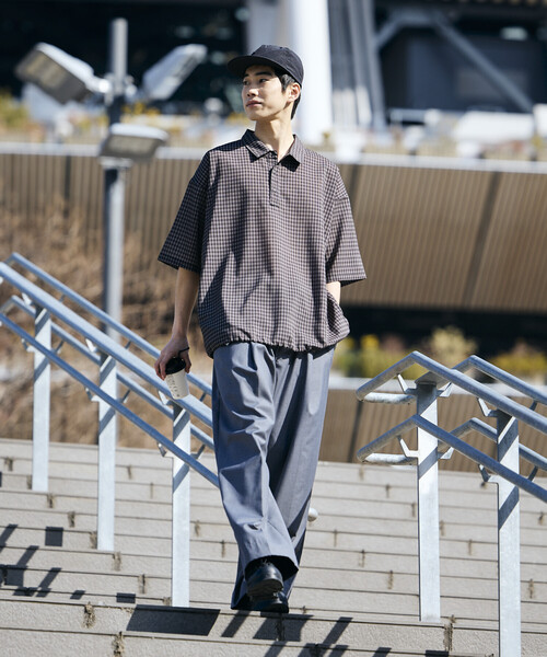 FREAK'S STORE(フリークスストア)の「限定展開 AiRide/エアライド リラックスフィット ポロシャツ/ポケッタブル/吸水速乾/UVカット(ポロシャツ・メンズ・チャコールグレー/ブラック/ネイビー/ブラック系その他・LARGE/MEDIUM/SMALL)」の13枚目の写真