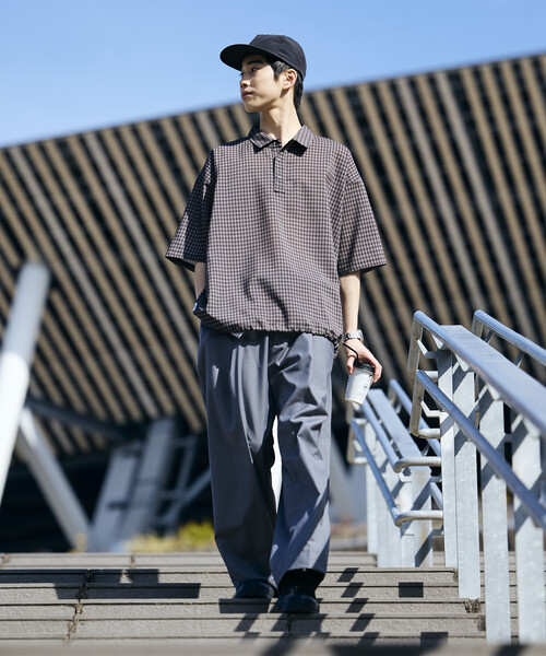 FREAK'S STORE(フリークスストア)の「限定展開 AiRide/エアライド リラックスフィット ポロシャツ/ポケッタブル/吸水速乾/UVカット(ポロシャツ・メンズ・チャコールグレー/ブラック/ネイビー/ブラック系その他・LARGE/MEDIUM/SMALL)」の19枚目の写真