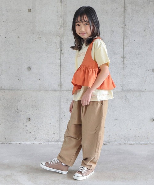 RIO(リオ)の「cononコラボ ワンショルダーベスト/2P(Tシャツ/カットソー・キッズ・イエロー/ホワイト/杢グレー・100cm/110cm/120cm/130cm)」の19枚目の写真