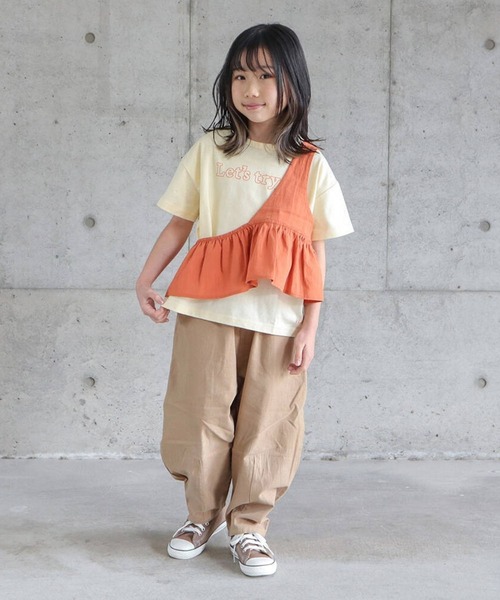 RIO(リオ)の「cononコラボ ワンショルダーベスト/2P(Tシャツ/カットソー・キッズ・イエロー/ホワイト/杢グレー・100cm/110cm/120cm/130cm)」の20枚目の写真
