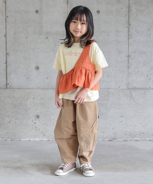 RIO(リオ)の「cononコラボ ワンショルダーベスト/2P(Tシャツ/カットソー・キッズ・イエロー/ホワイト/杢グレー・100cm/110cm/120cm/130cm)」の21枚目の写真