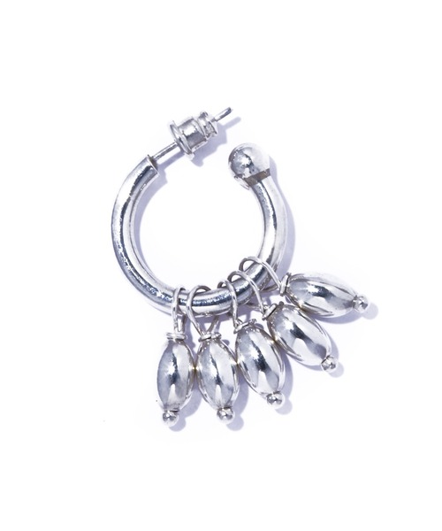 quip queint(クイップクエイント)の「【quip queint】germe hoop pierce/ジェルム フープ ピアス(ピアス(両耳用)・レディース・シルバー・FREE)」の3枚目の写真