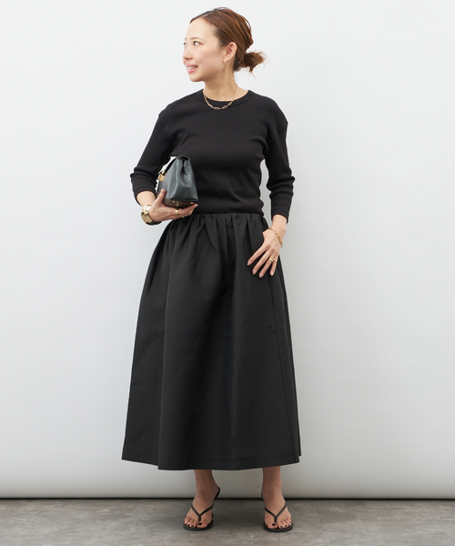 Deuxieme Classe（ドゥーズィエムクラス）の「*  Dignity Tシャツ（Tシャツ/カットソー・レディース・ブラック/ベージュ系その他/ホワイト・FREE）」の5枚目の写真