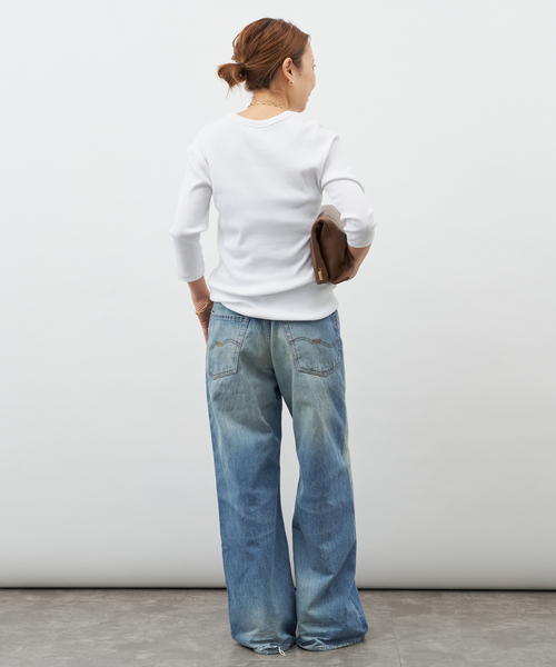 Deuxieme Classe（ドゥーズィエムクラス）の「*  Dignity Tシャツ（Tシャツ/カットソー・レディース・ブラック/ベージュ系その他/ホワイト・FREE）」の21枚目の写真