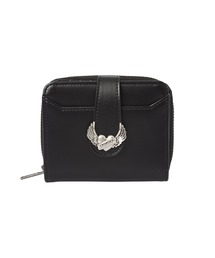 X-girl(�G�b�N�X�K�[��)��HEART AND WING EMBLEM FAUX LEATHER WALLET(���z)