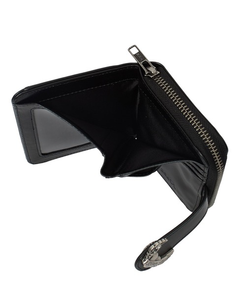 X-girl(エックスガール)の「HEART AND WING EMBLEM FAUX LEATHER WALLET(財布・レディース・ブラック/ブラウン/ピンク・ONE SIZE)」の8枚目の写真