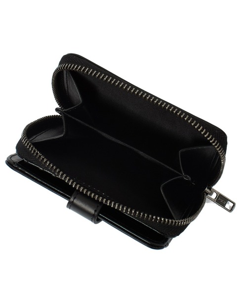 X-girl(エックスガール)の「HEART AND WING EMBLEM FAUX LEATHER WALLET(財布・レディース・ブラック/ブラウン/ピンク・ONE SIZE)」の9枚目の写真