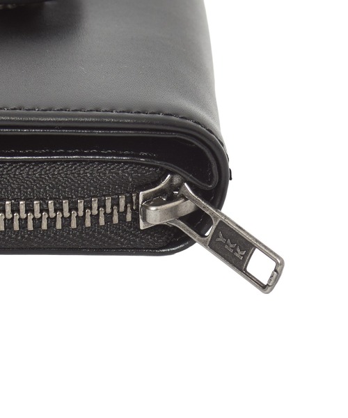 X-girl(エックスガール)の「HEART AND WING EMBLEM FAUX LEATHER WALLET(財布・レディース・ブラック/ブラウン/ピンク・ONE SIZE)」の10枚目の写真
