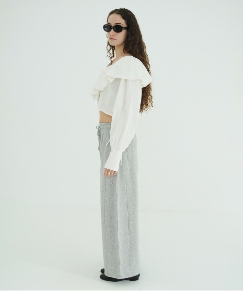 CLANE（クラネ）の「FRILL COLLAR SHORT BLOUSE（シャツ/ブラウス・レディース・ホワイト/ブラック・2/1）」の18枚目の写真