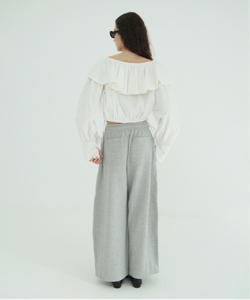 CLANE（クラネ）の「FRILL COLLAR SHORT BLOUSE（シャツ/ブラウス・レディース・ホワイト/ブラック・2/1）」の19枚目の写真