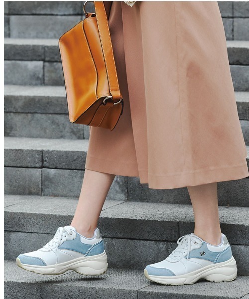 HAWKINS ホーキンス CHERIE 6.5 ヒールアップスニーカー HW20400 DENIM