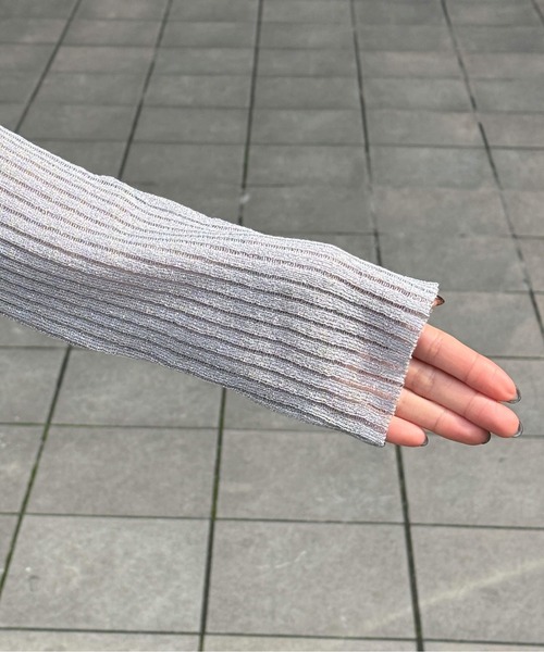 tiptop(ティップトップ)の「ラメシアーメタル釦フードカーディガン(カーディガン/ボレロ・レディース・ブラック/グレー/チャコールグレー・FREE)」の16枚目の写真
