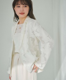 COHINA（コヒナ）の「シアージャカードセミダブルジャケット 【低身長・小柄女性】（テーラードジャケット）」