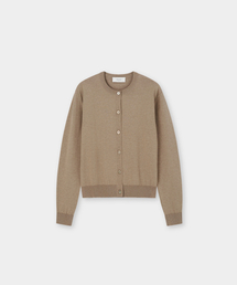 J'RIUM（ジェイリウム）の「[男女共用] コットンサマーエッセンシャルラウンドネックカーディガンブラウン（カーディガン/ボレロ）」