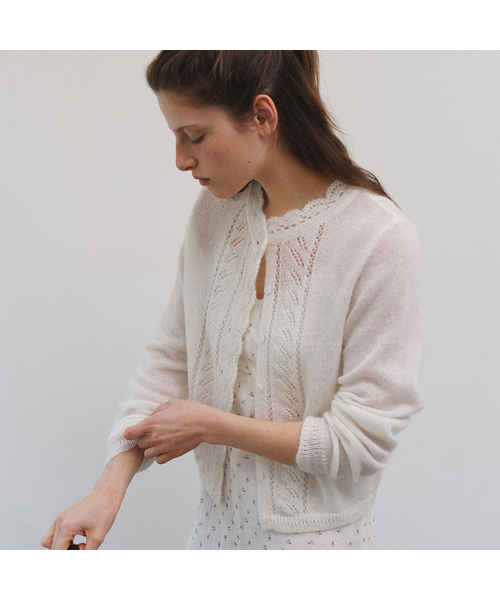 カーディガン FOLNUA Petal Mohair Knit Cardigan PETAL MOHAIR KNIT CARDIGAN [3COLOR]（カーディガン/ボレロ）｜FOLNUA