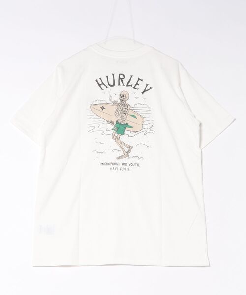 Hurley （ハーレー）の「【Hurley:ハーレー】スカルバックプリントTシャツ　吸水速乾　SKULL SURFER SS TEE（Tシャツ/カットソー・メンズ・ブルーグレー/ブラック/ホワイト/ライトブルー・LARGE/X-LARGE/SMALL/MEDIUM）」の5枚目の写真