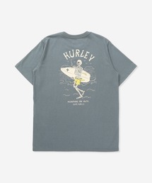 Hurley （ハーレー）の「【Hurley:ハーレー】スカルバックプリントTシャツ　吸水速乾　SKULL SURFER SS TEE（Tシャツ/カットソー）」