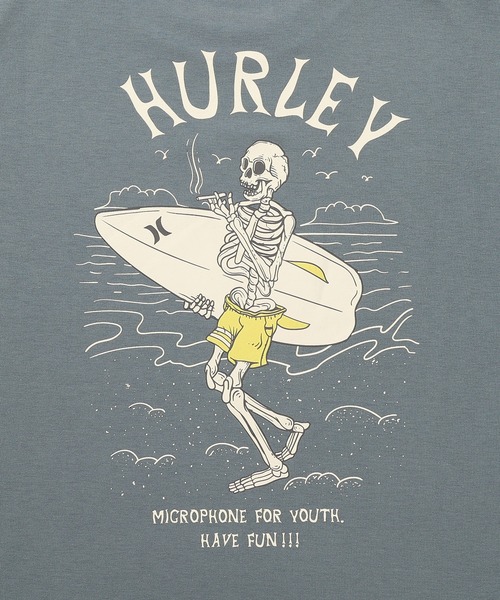 Hurley （ハーレー）の「【Hurley:ハーレー】スカルバックプリントTシャツ　吸水速乾　SKULL SURFER SS TEE（Tシャツ/カットソー・メンズ・ブルーグレー/ブラック/ホワイト/ライトブルー・LARGE/X-LARGE/SMALL/MEDIUM）」の18枚目の写真