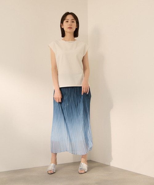 ketty(ケティ)の「シフォングラデーションプリーツスカート(スカート・レディース・ブルー/グリーン・M)」の15枚目の写真