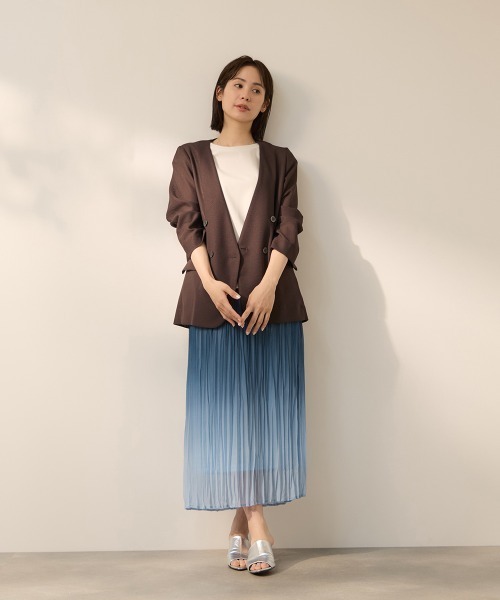 ketty(ケティ)の「シフォングラデーションプリーツスカート(スカート・レディース・ブルー/グリーン・M)」の18枚目の写真